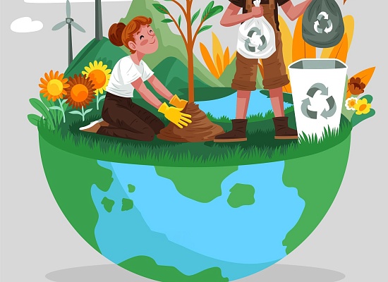 Дорогие друзья!  Сегодня, 5 июня, отмечается День эколога - праздник, который напоминает нам о необходимости бережного отношения к нашей планете